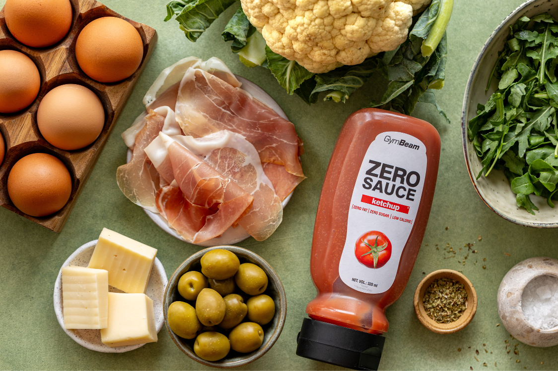 Fitness Recipe: Cauliflower Pizza with Prosciutto and Mozzarella